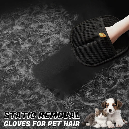 🎉 2026 Sale — Over 28000 Sold! 💰 Reusable Static Pet Hair Removal Gloves practical