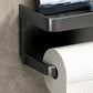 🎉 2026 Sale — Over 32000 Sold! 💰 Wall-Mounted Toilet Paper Holder with Storage Shelf practical