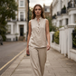 🎉 2026 Sale — Over 38,000 Sold! 💞 Women's Minimalist Sleeveless Top & Wide-Leg Pants Set