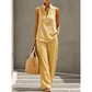 🎉 2026 Sale — Over 38,000 Sold! 💞 Women's Minimalist Sleeveless Top & Wide-Leg Pants Set