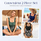 🎉 2026 Sale — Over 36,200 Sold!🌊 Plus Size Tummy Control 2‑Piece Swimsuit Set – Elegant ✨