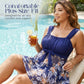 🎉 2026 Sale — Over 36,200 Sold!🌊 Plus Size Tummy Control 2‑Piece Swimsuit Set – Elegant ✨