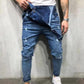 🎉 2026 Sale — Over 27,000 Sold! 💞 Men's Denim Overalls Distressed Ripped Bib Jumpsuits
