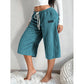 🎉 2026 Sale — Over 33,000 Sold! 💞 Women's Ribbed Wide-Leg Drawstring Cropped Pants