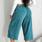 🎉 2026 Sale — Over 33,000 Sold! 💞 Women's Ribbed Wide-Leg Drawstring Cropped Pants