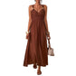 🎉 2026 Sale — Over 34,000 Sold! 💞 Women's Sleeveless Strap Empire Waist Maxi Dress