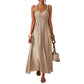 🎉 2026 Sale — Over 34,000 Sold! 💞 Women's Sleeveless Strap Empire Waist Maxi Dress