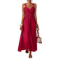 🎉 2026 Sale — Over 34,000 Sold! 💞 Women's Sleeveless Strap Empire Waist Maxi Dress