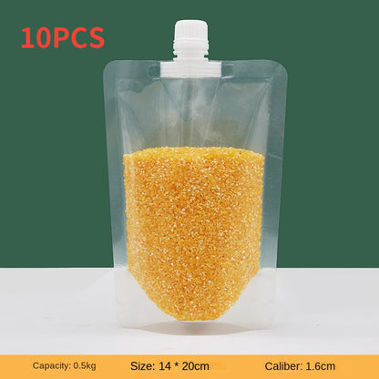 🥫 LIMITED-TIME 50% OFF! 🥣 Large Capacity Cereal Storage Bag – Airtight Seal, Bug-proof, Food Safe ✨