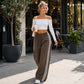 👖 2026 Sale — Over 39,000 Sold! 🧶 Women's Chic Striped Drawstring Track Pants