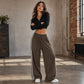 👖 2026 Sale — Over 39,000 Sold! 🧶 Women's Chic Striped Drawstring Track Pants