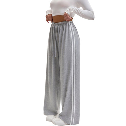 👖 2026 Sale — Over 39,000 Sold! 🧶 Women's Chic Striped Drawstring Track Pants