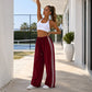 👖 2026 Sale — Over 39,000 Sold! 🧶 Women's Chic Striped Drawstring Track Pants