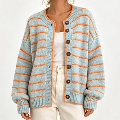 🎉 2026 Sale — Over 29,600 Sold!🧶 Versatile Striped Cardigan