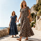 🎉 2026 Sale — Over 38,300 Sold!🐆 Women's Leopard Print Maxi Dress with Pockets