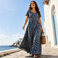 🎉 2026 Sale — Over 38,300 Sold!🐆 Women's Leopard Print Maxi Dress with Pockets
