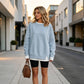 👚 2026 Sale — Over 35 200 Sold!✨ Women's Loose Faux Two‑Piece Sweatshirt
