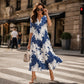 👗 2026 Sale — Over 38 700 Sold!🌸 Women's Casual V‑Neck Printed Dress