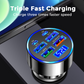 🎉 2026 Sale — Over 44,100 Sold!🔋 6‑In‑1 Car Fast Phone Charger with Voltage Display