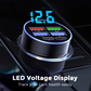 🎉 2026 Sale — Over 44,100 Sold!🔋 6‑In‑1 Car Fast Phone Charger with Voltage Display