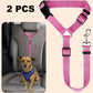 🎉 2026 Sale — Over 26400 Sold!💞 2‑in‑1 Dog Car Seat Belt & Walking Leash‑Headrest Mount 🐕