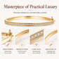 🎉 2026 Sale — Over 27,600 Sold!✨ Retro Rhinestone Gold‑Tone Cuff Bangle