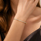 🎉 2026 Sale — Over 27,600 Sold!✨ Retro Rhinestone Gold‑Tone Cuff Bangle