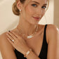 🎉 2026 Sale — Over 27,900 Sold!💎 Elegant Rhinestone Jewelry 4‑Piece Set