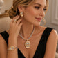 🎉 2026 Sale — Over 27,900 Sold!💎 Elegant Rhinestone Jewelry 4‑Piece Set
