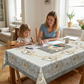 🎉 2026 Sale — Over 28,400 Sold!🌸 Elegant Waterproof Embossed Floral Tablecloth
