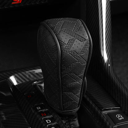 🎉 2026 Sale — Over 18,000 Sold! 🚗 Breathable Gear Shift Knob Cover – Laser-Perforated Leather, Cool & Dry Grip! ✨