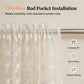🎉 2026 Sale — Over 11,500 Sold!🌸 Embroidered Floral Tie‑Up Sheer Curtain