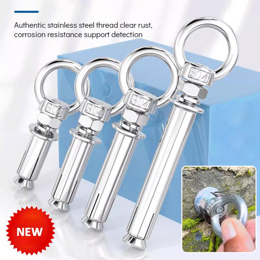 🎉 2026 Sale — Over 14,700 Sold!🔩 6PCS/Pack 304 Stainless Steel Lifting Ring Expansion Screw