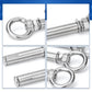 🎉 2026 Sale — Over 14,700 Sold!🔩 6PCS/Pack 304 Stainless Steel Lifting Ring Expansion Screw