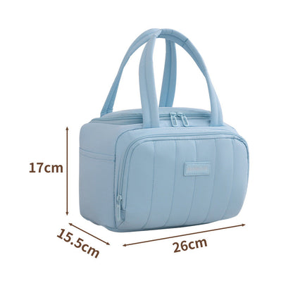 🎉 2026 Sale — Over 36 100 Sold!🥪 Quilted Insulated Water‑Resistant Lunch Bag
