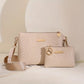 🎉 2026 Sale — Over 37,100 Sold!👜 Women Wave Embossed Crossbody Bag Set Wide Strap Commuter