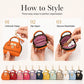 🎉 2026 Sale — Over 24,600 Sold!🐚 Mini Shell Bag Keychain PU Leather Lipstick Coin Purse