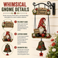 🎊 2026 Sale — Over 23,500 Sold! 🔔 Gnome Welcome Doorbell Outdoor Decor – Charming Gnome Figure with Melodic Bell | Durable Zinc Alloy, Weatherproof & Easy to Hang 🧙‍♂️🏡