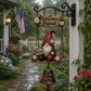 🎊 2026 Sale — Over 23,500 Sold! 🔔 Gnome Welcome Doorbell Outdoor Decor – Charming Gnome Figure with Melodic Bell | Durable Zinc Alloy, Weatherproof & Easy to Hang 🧙‍♂️🏡