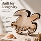 🎉 2026 Sale — Over 14,900 Sold!🌊 Creative Wood Sea Turtle Shell Organizer