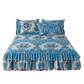 🛏️ 2026 Sale — Over 24,800 Sold!💐 3‑Piece Floral Ruffled Bed Skirt Set