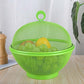 🍃 LIMITED-TIME 50% OFF! 🧺 Fruit basket with lid – Breathable, Drainable, Insect Proof ✨