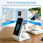 🔋 LIMITED‑TIME 50% OFF! ✨ 3‑in‑1 Foldable Magnetic Charging Stand – Multi‑device, Portable, With Night Light 📱