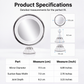 🎉 2026 Sale — Over 41,600 Sold!✨ 10x Magnifying Makeup Mirror with LED Light and Suction Cup
