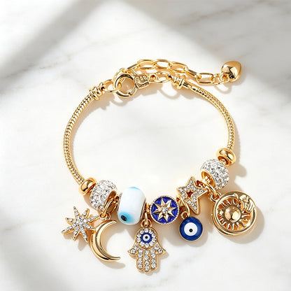 🎉 2026 Sale — Over 26,800 Sold!🌙 Celestial Sun Moon Charm Bracelet