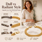 ✨ LIMITED‑TIME 50% OFF! 💫 14K Gold‑Plated Woven Mesh Bracelet – Glamorous, Eye‑Catching, Elegant ✨
