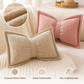 🎉 2026 Sale — Over 26,100 Sold!🎀 Soft Chenille Bow‑Shaped Throw Pillow