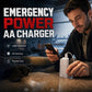 🔥50% OFF! AA Battery Emergency Portable USB Phone Charger For Outdoor Travel✨