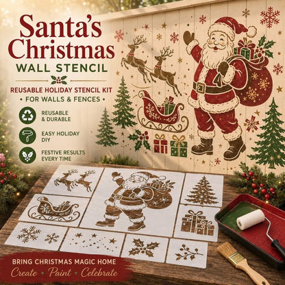 🎄 LIMITED‑TIME 50% OFF! ⚡DIY Garden Painting Templates for Every Space – Reusable Festive Stencils ✨