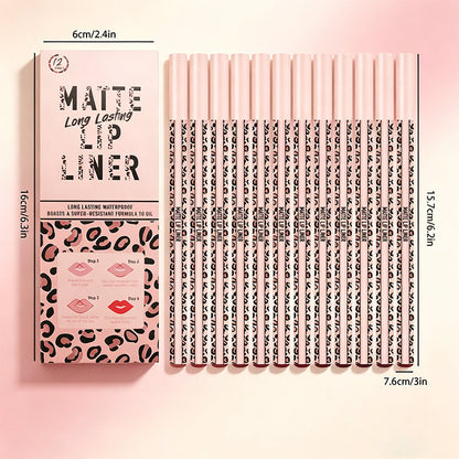 💄 LIMITED‑TIME 50% OFF! 💥 12‑Color Matte Lip Liner Set – Smudge‑proof, Long‑wearing, Multi‑shade ✨